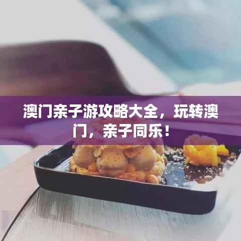 澳门亲子游攻略大全,玩转澳门,亲子同乐!