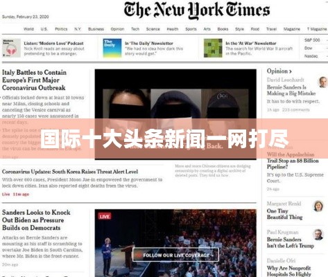 国际十大头条新闻一网打尽